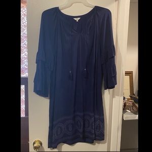 Navy Crown and Ivy dress with adorable details